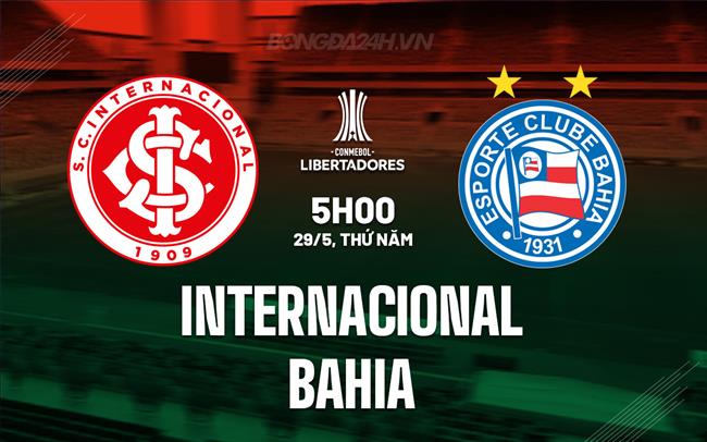 hình ảnh đẹp Copa Libertadores Internacional vs Bahia